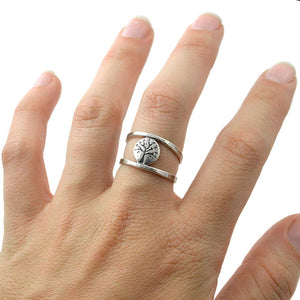 Summer Tree Lentil Ring - Ring  Select Size  4 3183 - handmade by Beth Millner Jewelry