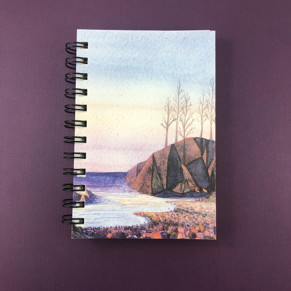 Sunset Point Hemp Sketchbook - Tree Planted with Purchase - Artisan Goods   6671 - handmade by Beth Millner Jewelry