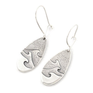 Superior Gales Earrings - Silver Earrings   3296 - handmade by Beth Millner Jewelry