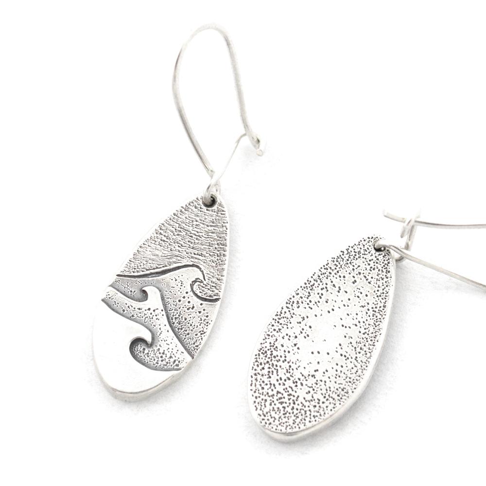 Superior Gales Earrings - Silver Earrings   3296 - handmade by Beth Millner Jewelry