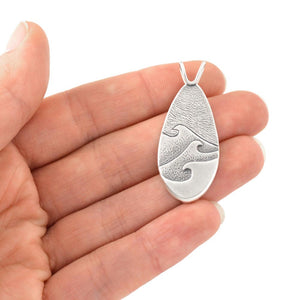 Superior Gales Pendant - Silver Pendant   3294 - handmade by Beth Millner Jewelry