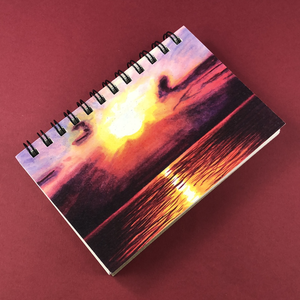 Superior Sunset Hemp Sketchbook - Tree Planted with Purchase - Artisan Goods   5517 - handmade by Beth Millner Jewelry