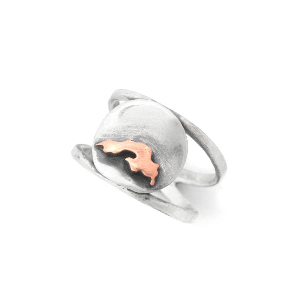 Superior Sunset Silhouette Ring - Ring Select Size 4 3467 - handmade by Beth Millner Jewelry