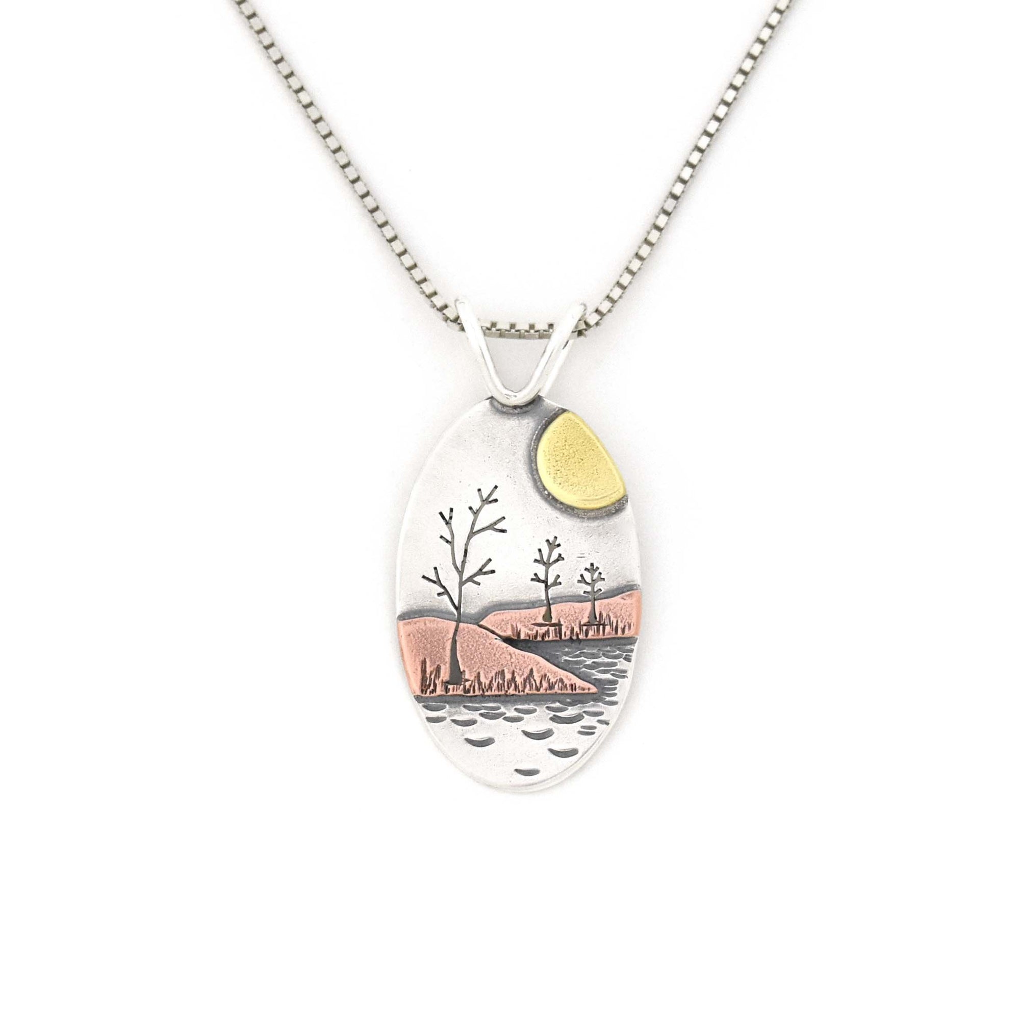 Teal Lake Pendant - Beth Millner Jewelry