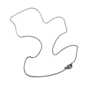 Chain - Dark Silver Tiny Loopy - Chain & Cord  16
