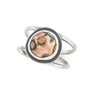 Upper Peninsula Thomsonite Ring - Size 8.5 - Ring   5763 - handmade by Beth Millner Jewelry