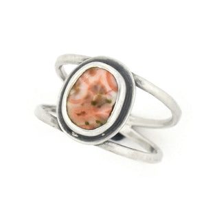 Upper Peninsula Thomsonite Ring - Size 8.75 - Ring   5762 - handmade by Beth Millner Jewelry