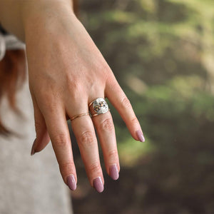 Wildflower Ring - Ring  Select Size  4 4013 - handmade by Beth Millner Jewelry